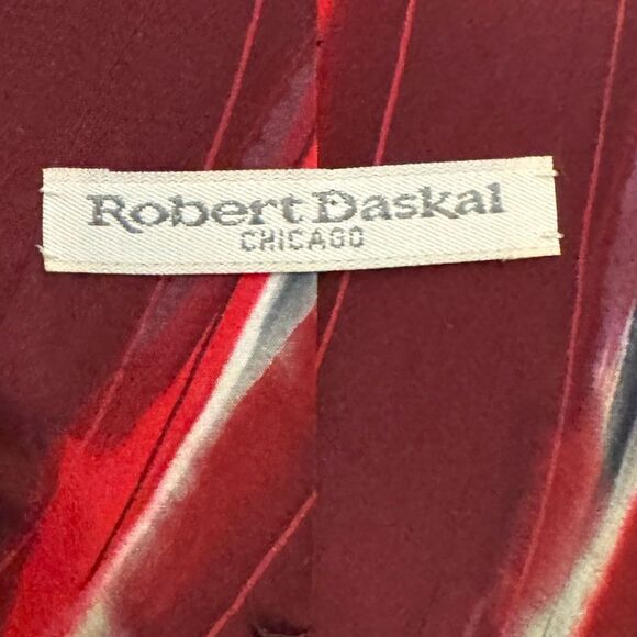 Bundle Of 3 Men’s Silk Ties Hardy Amies Martin Wong Robert Daskal - Picture 10 of 15